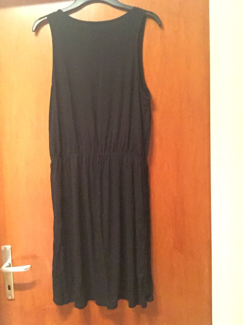 Trägerkleid Basic Schwarz