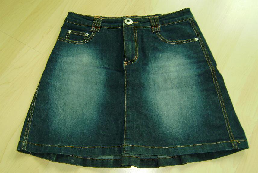 Jeansrock kurz, Gr. S aber auch M, stretch, Farbe: blau used look