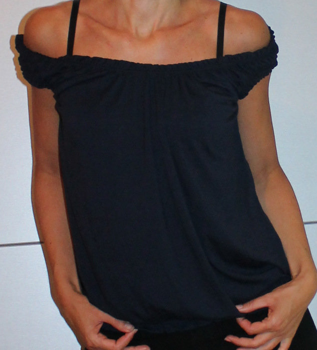 dunkel blaues Top / Oberteil