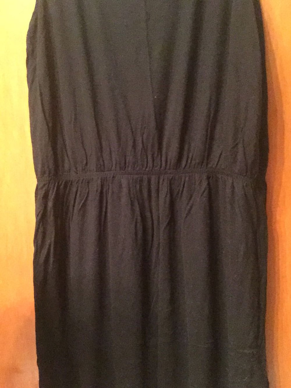 Trägerkleid Basic Schwarz