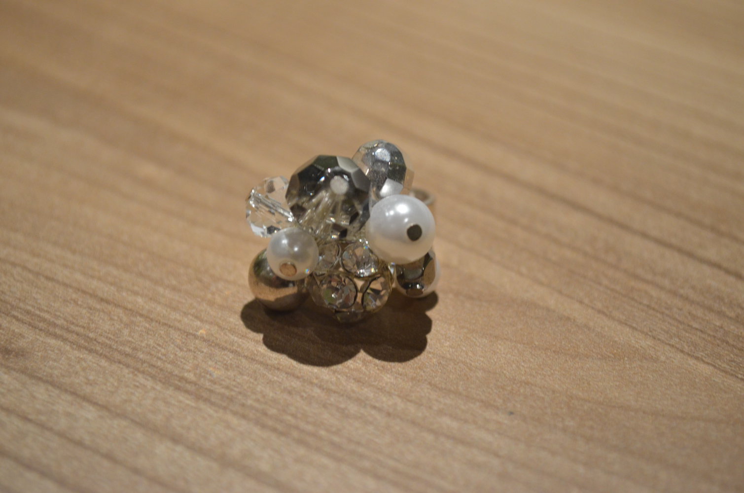 Ring mit Perlen 