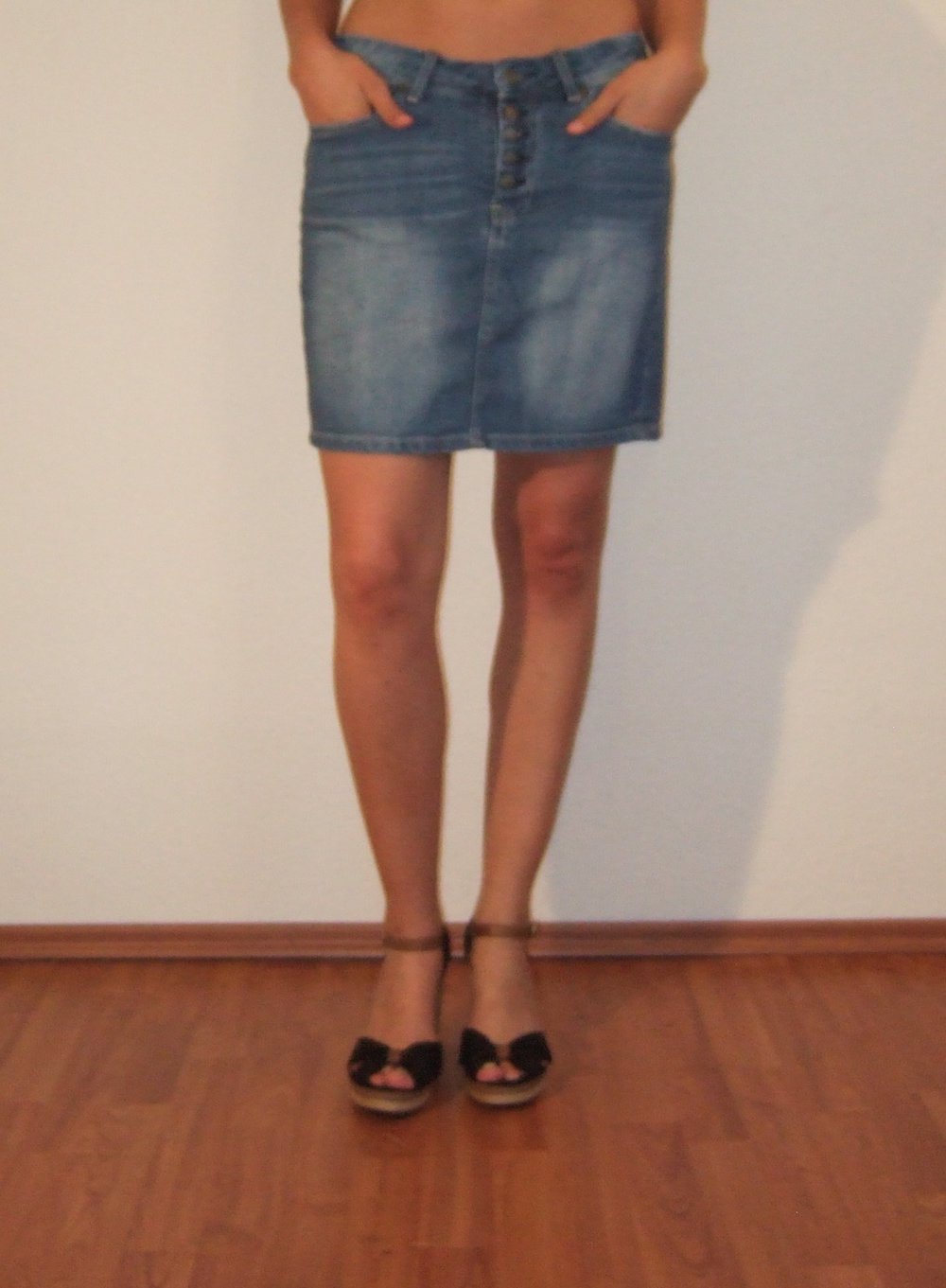 längerer Jeansrock von Amisu