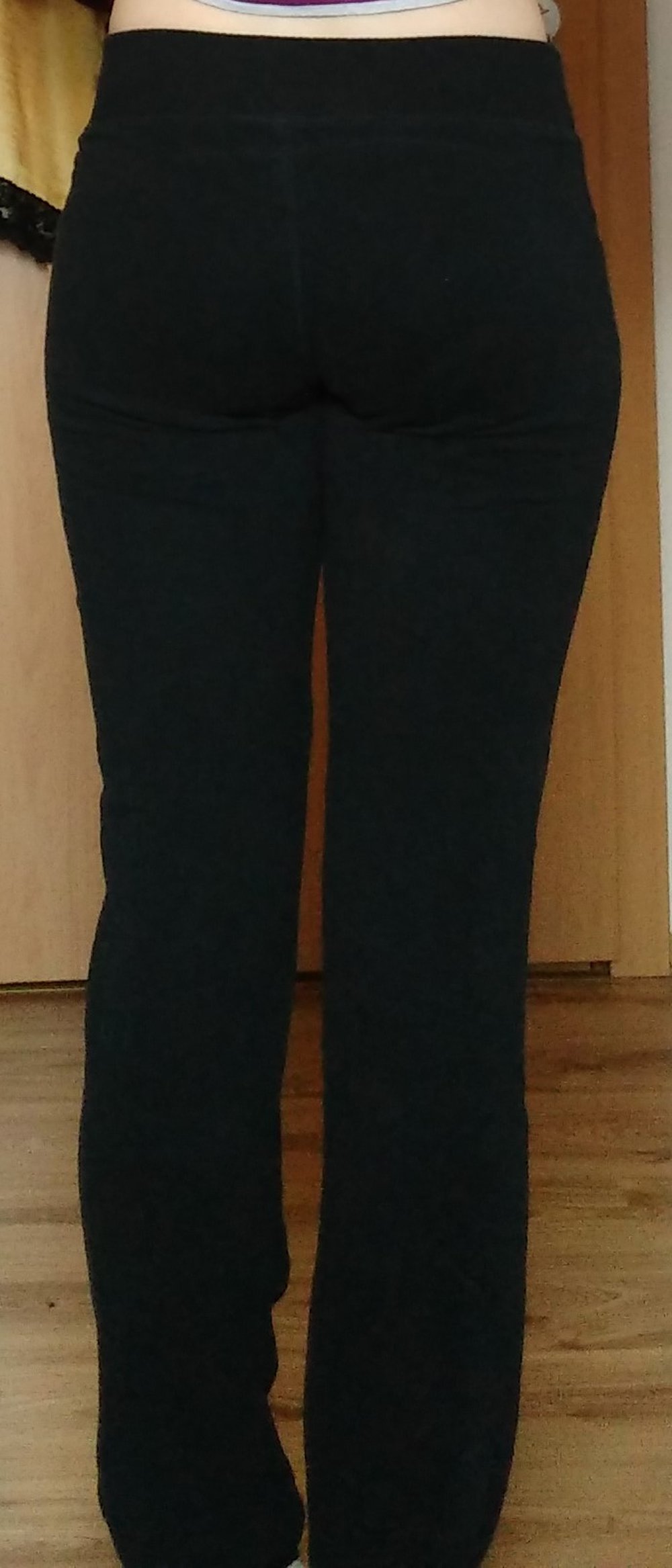 schwarze Leggings