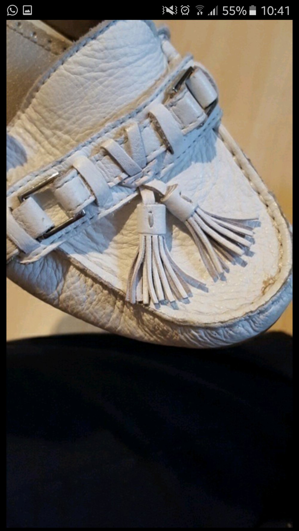 Weiße Ballerinas