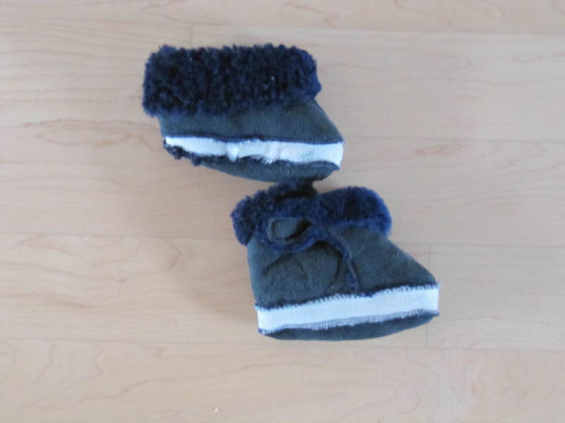 Wagenschühchen dunkelblau unisex Leder?