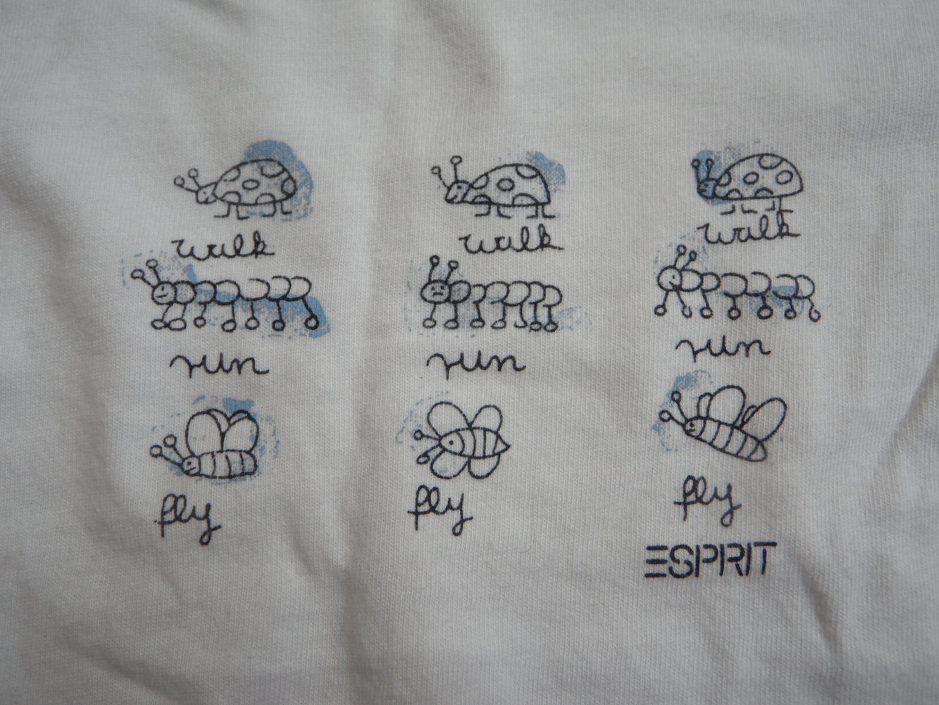 Esprit T-Shirt mit Krabbeltieren