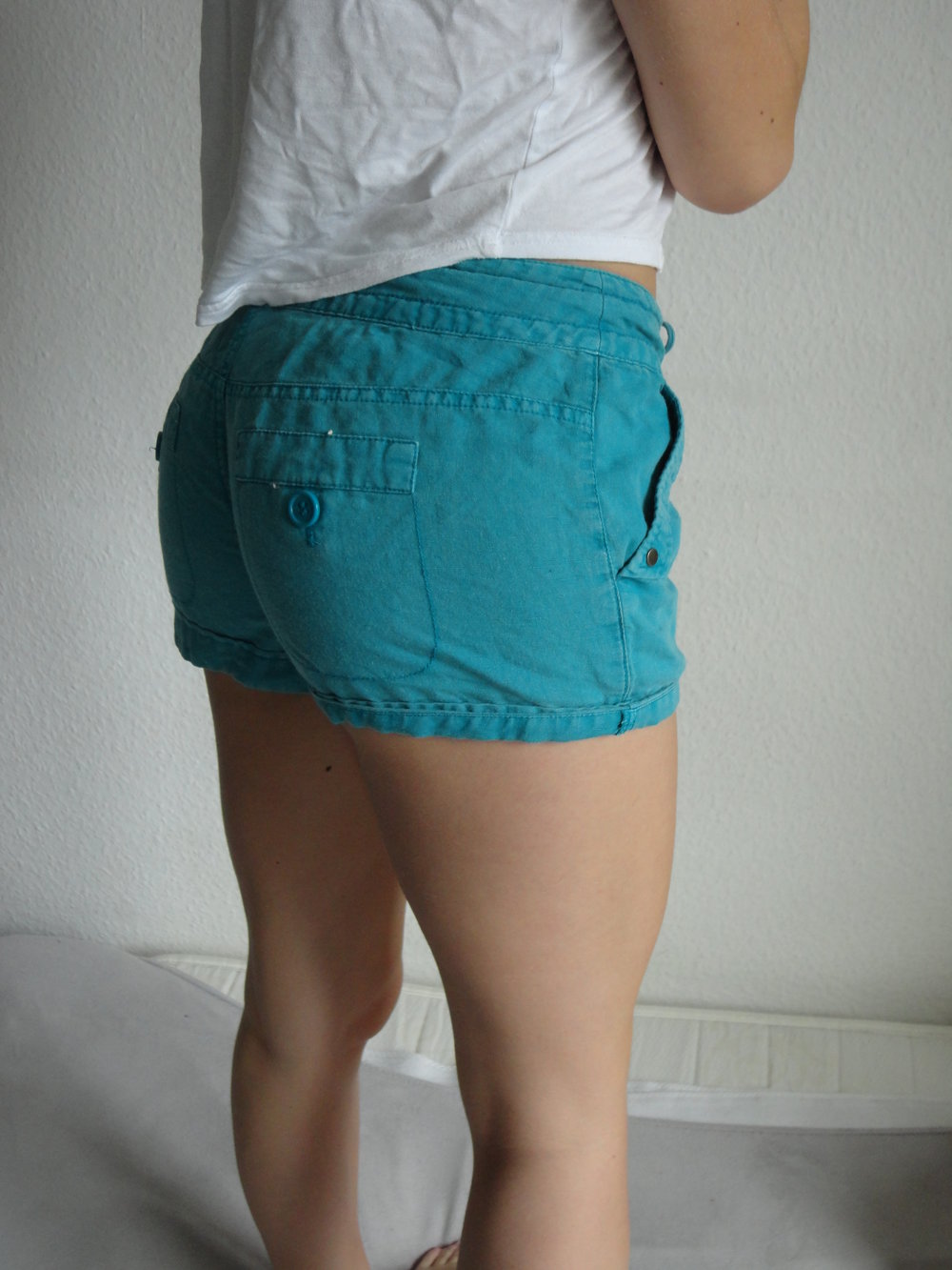 Grüne Hotpants