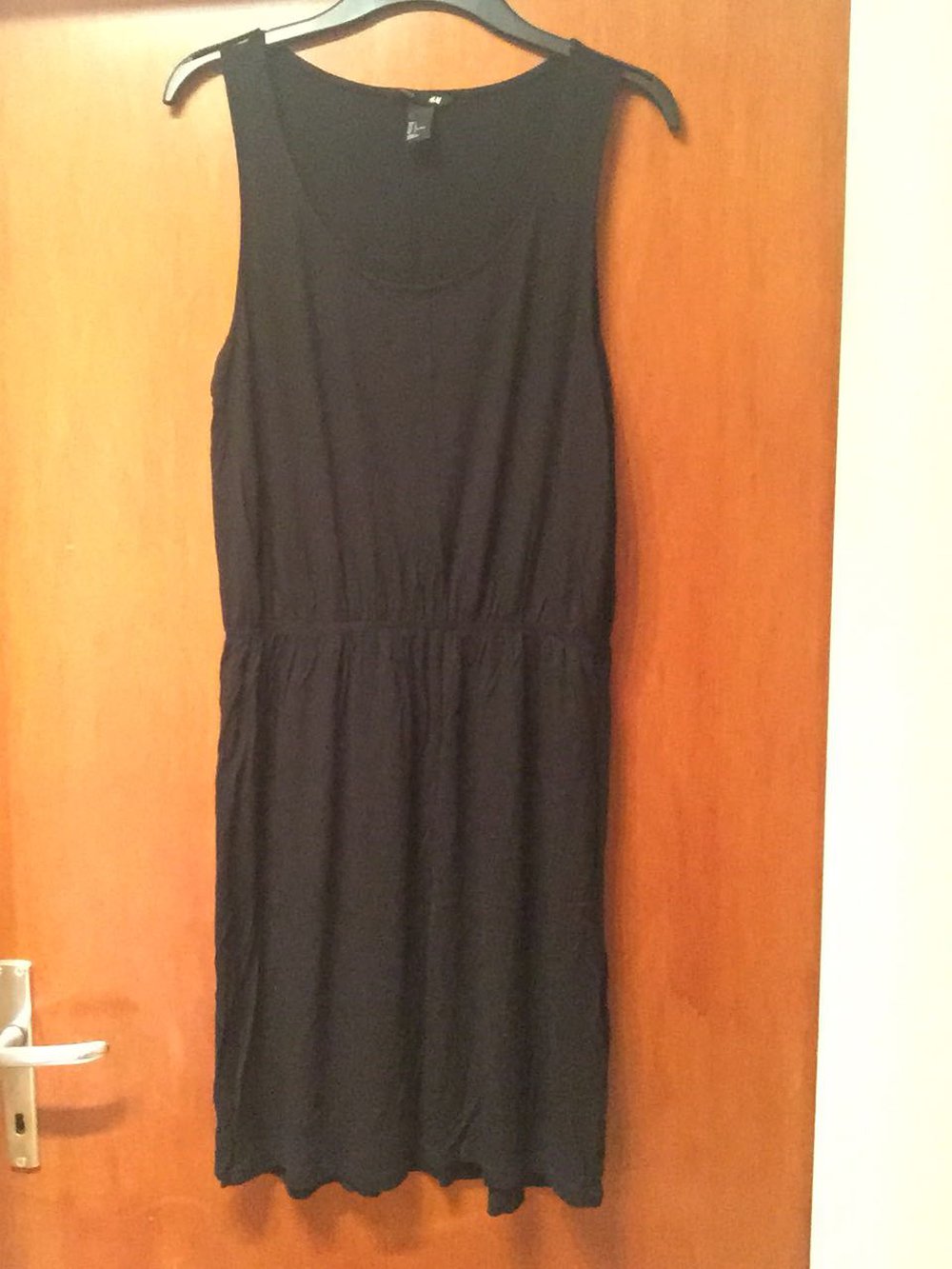 Basic Trägerkleid Schwarz