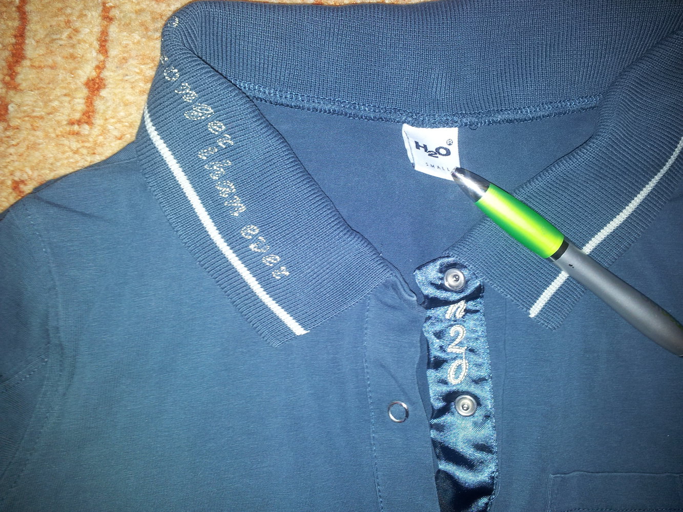Poloshirt H2O Gr. S dunkelblau- anthrazit