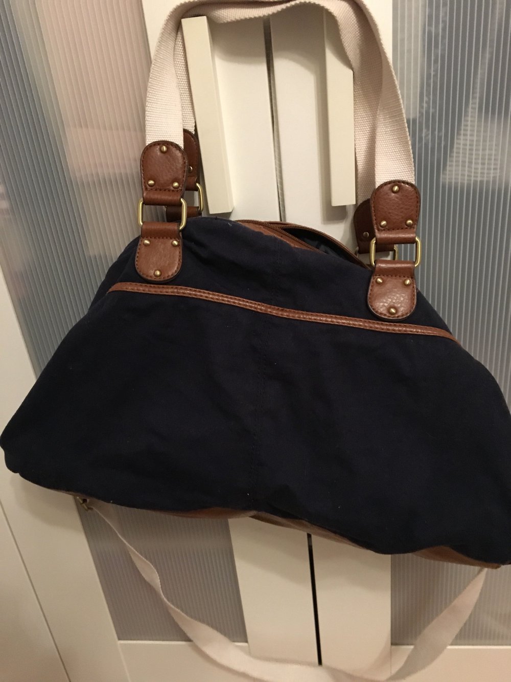 Tasche shopper blau h&m