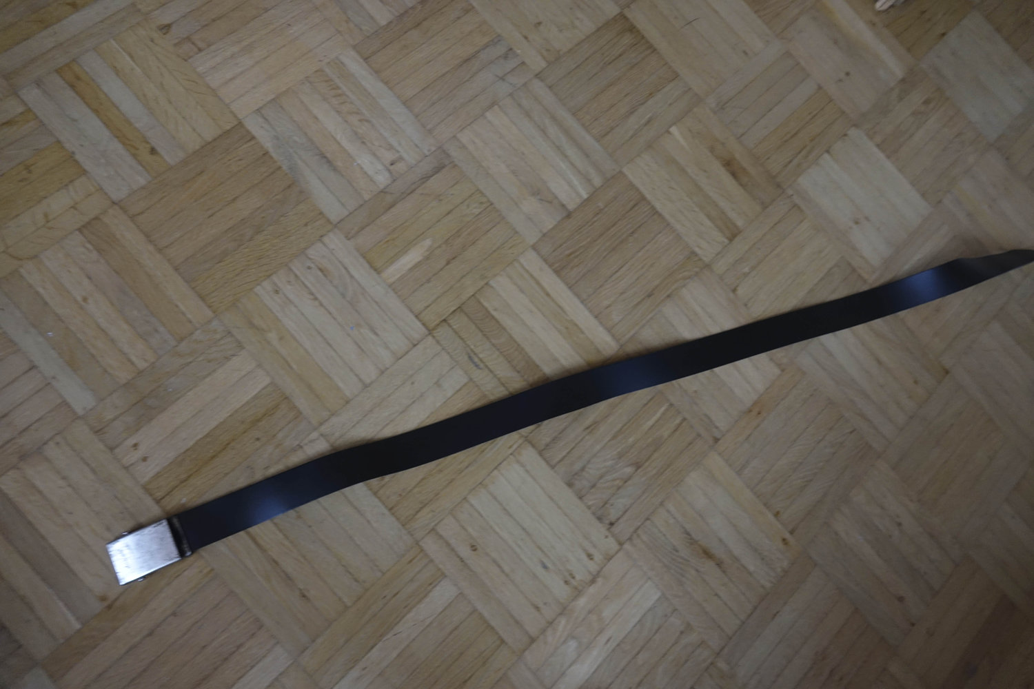Schwarzer Ledergürtel
