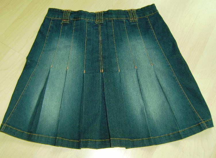 Jeansrock kurz, Gr. S aber auch M, stretch, Farbe: blau used look