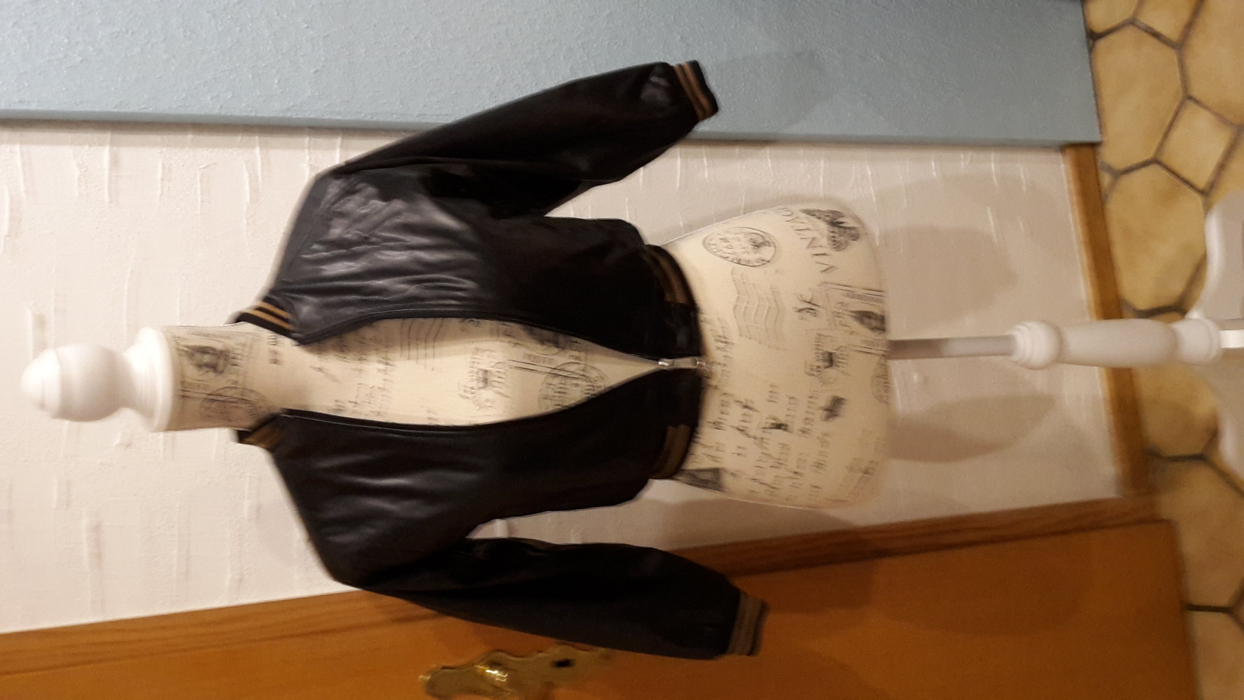 leicht gefütterte Lederjacke,Bikerjacke,Rockerjacke,Übergangsjacke unisex