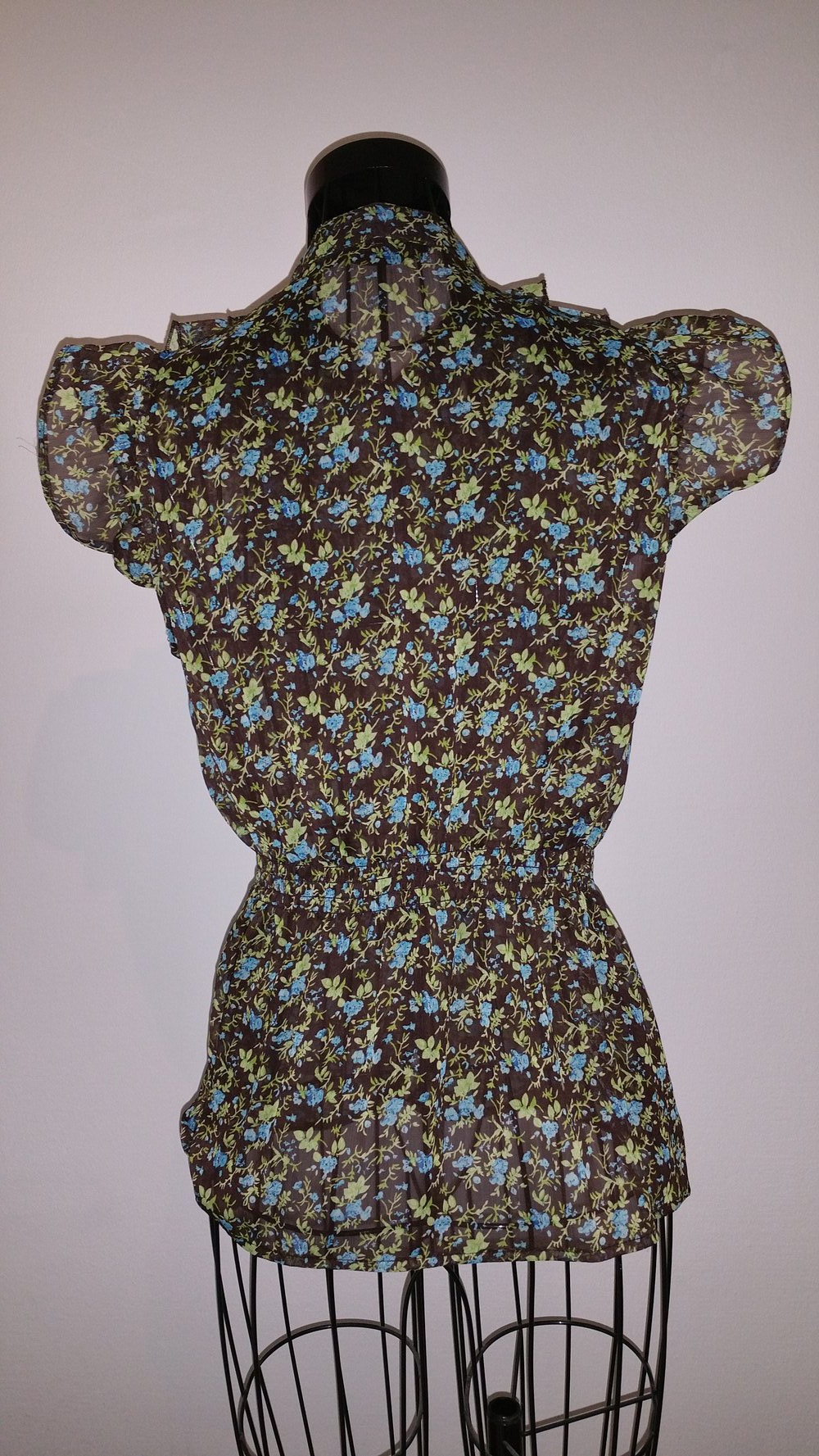 Damenblüse, geblühmt 