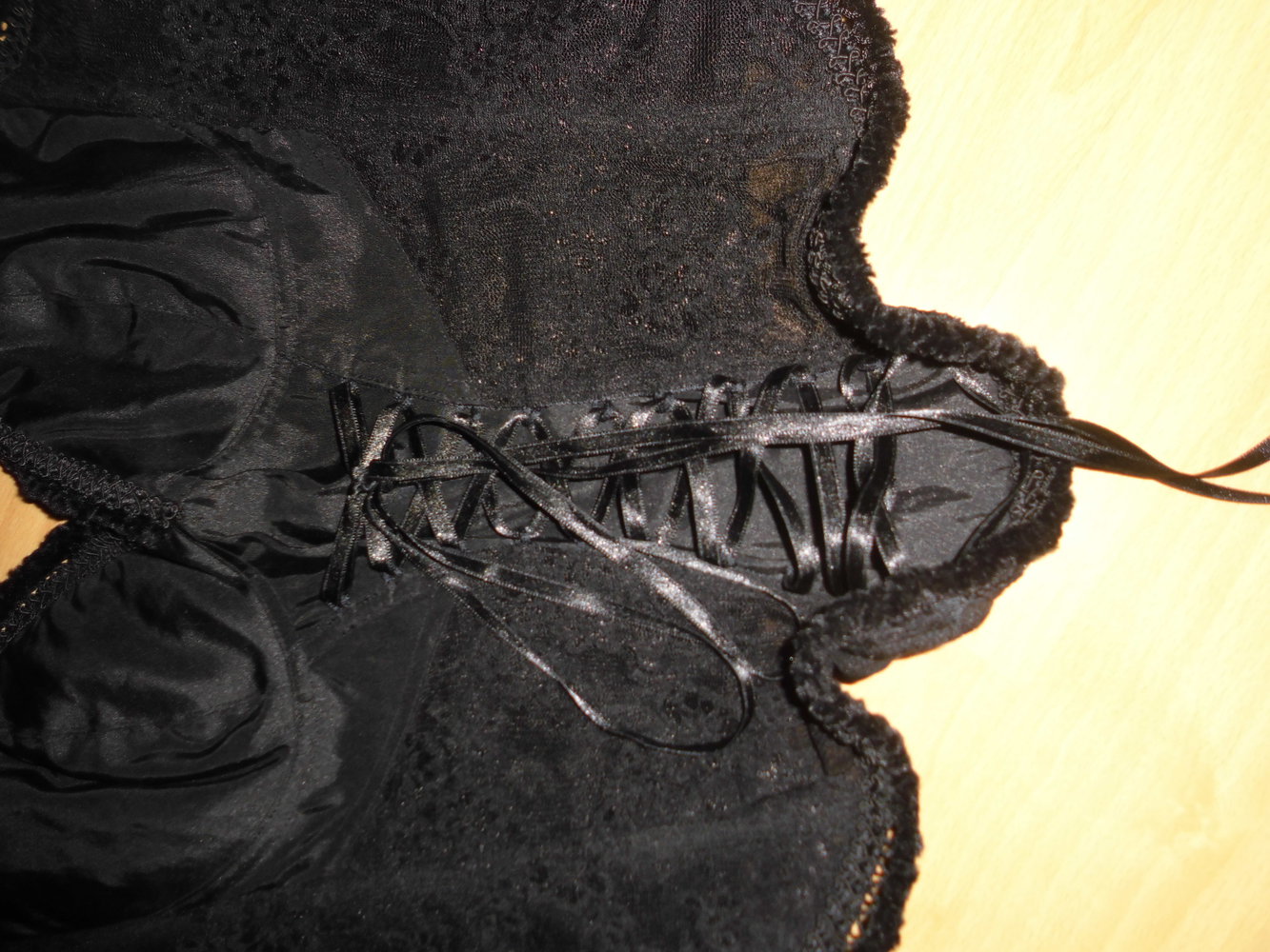 Schwarze Corsage - Größe M/L - TOP-Zustand! Gothic