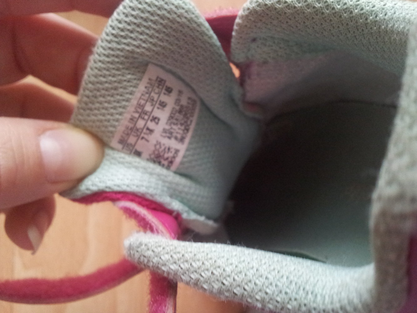 1x Turnschuhe Sneaker Adidas pink rosa Gr. 25