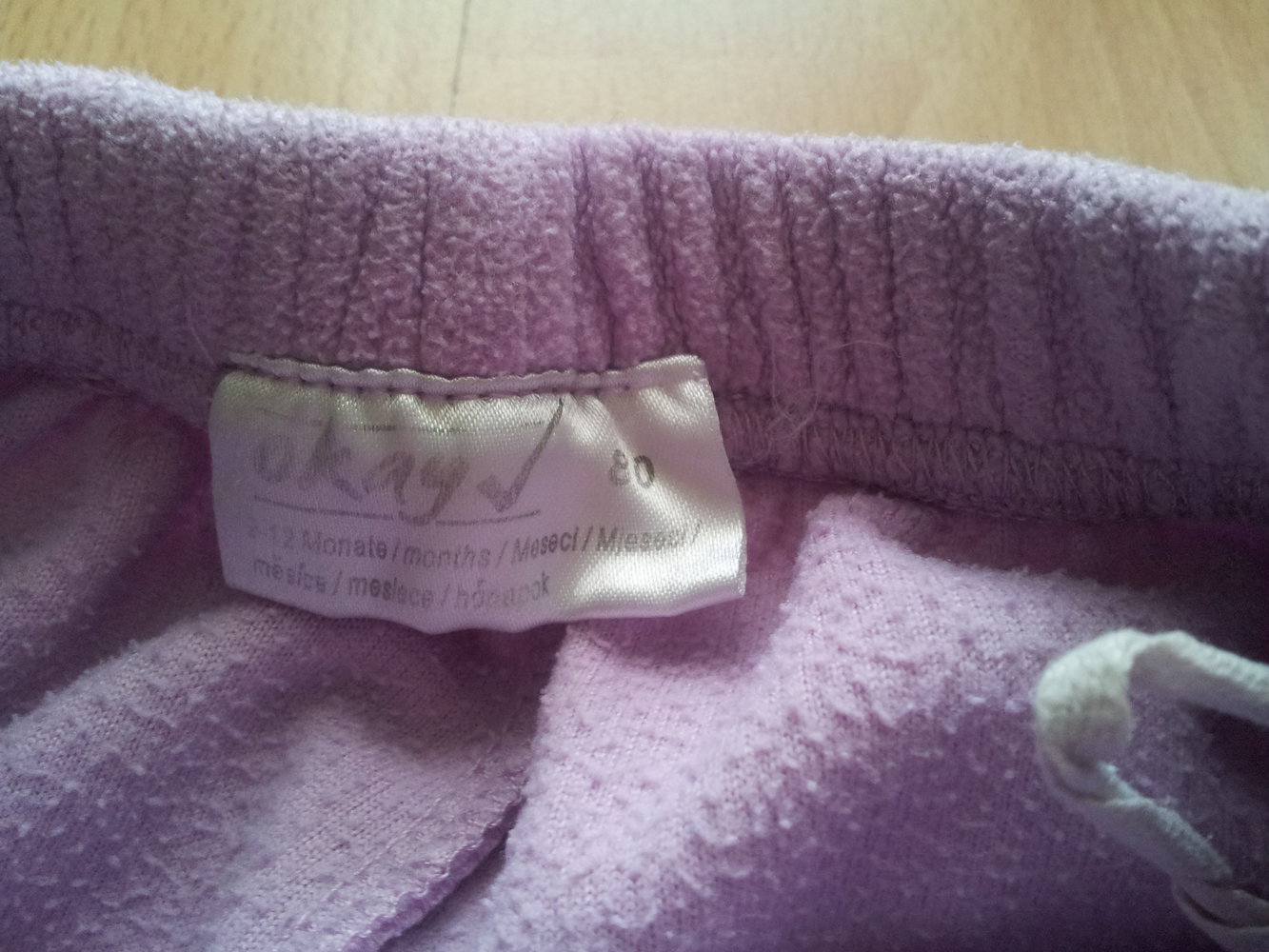 Jogginghose Haushose lila Teddy Fleece