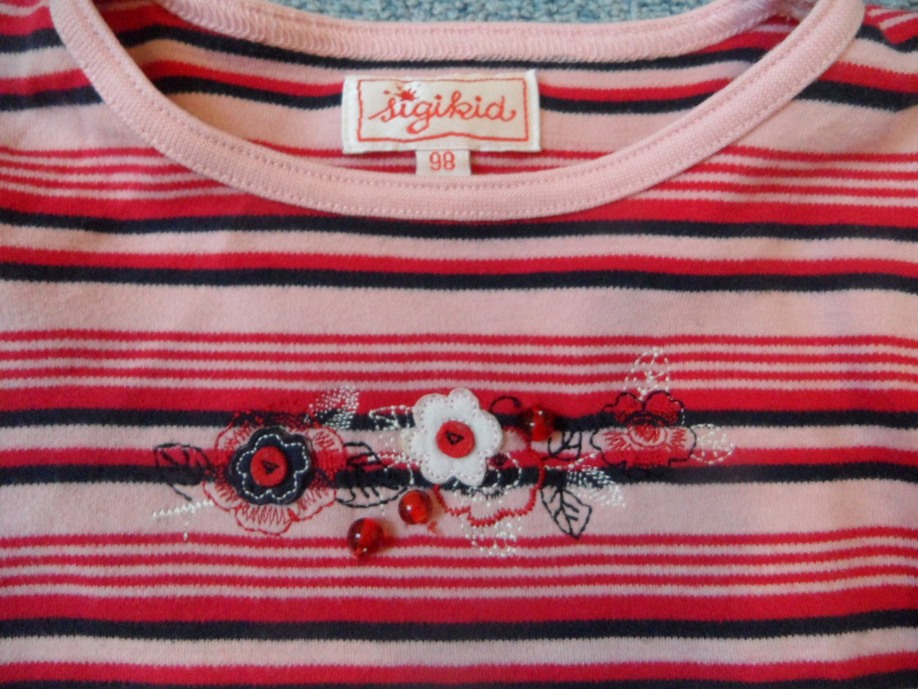 Sigikid warmes Langarmshirt gestreift