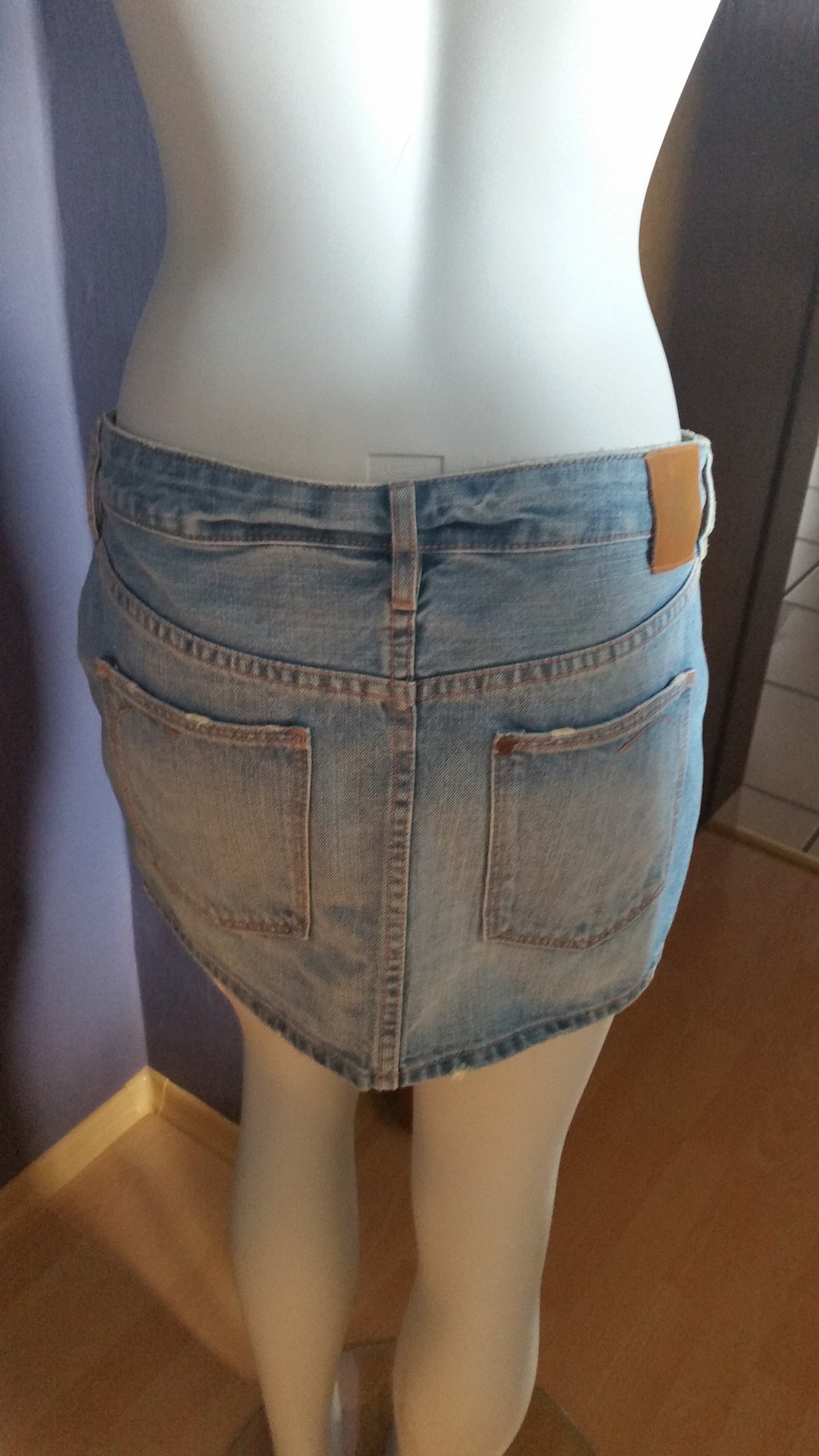 heller Mini Jeansrock