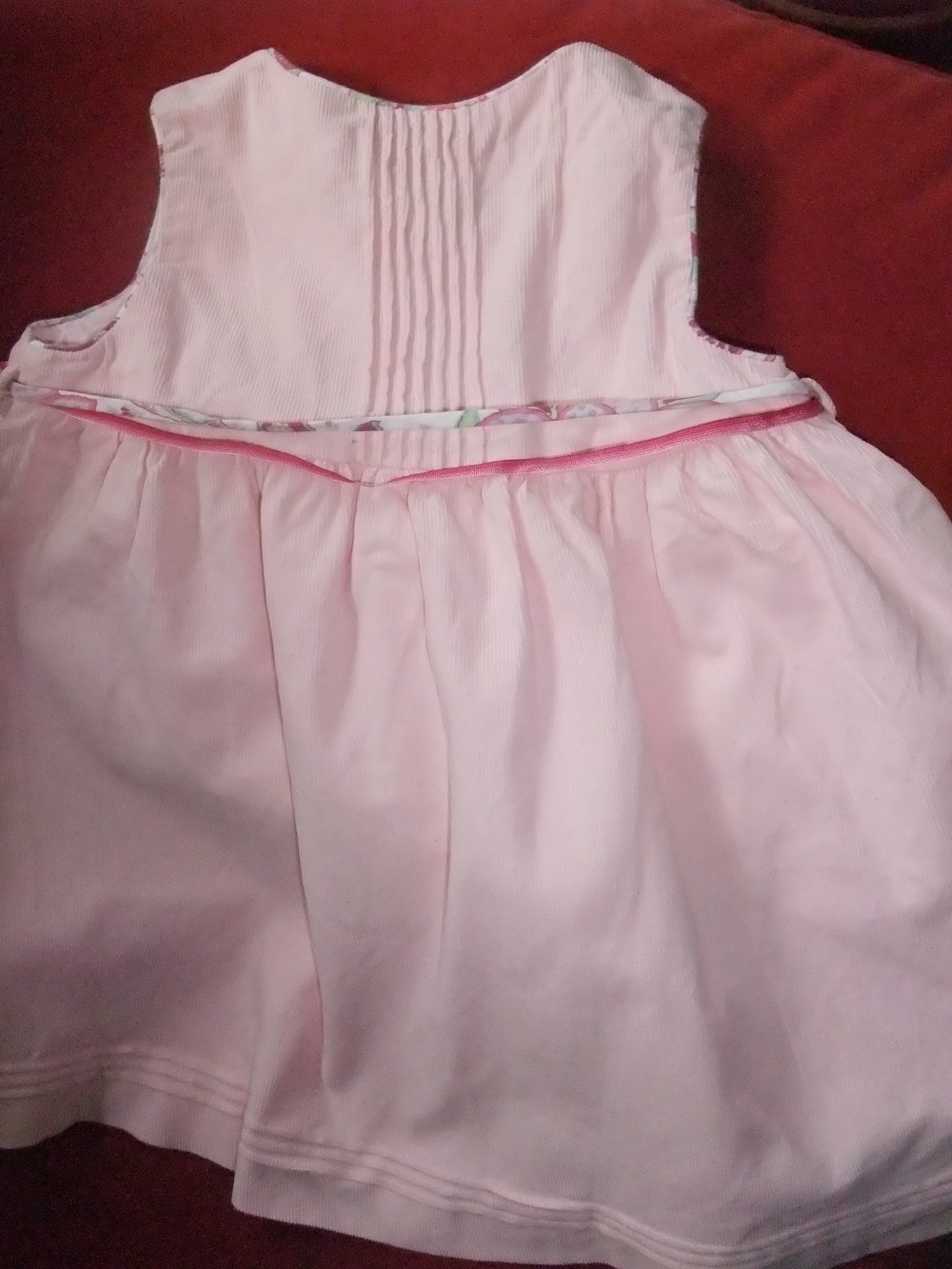 Zara Kleid Gr. 80 86 Rosa Feincord wie Neu
