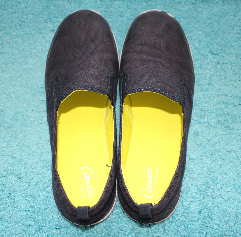 218. Slippers von Lands' end, Gr. 38