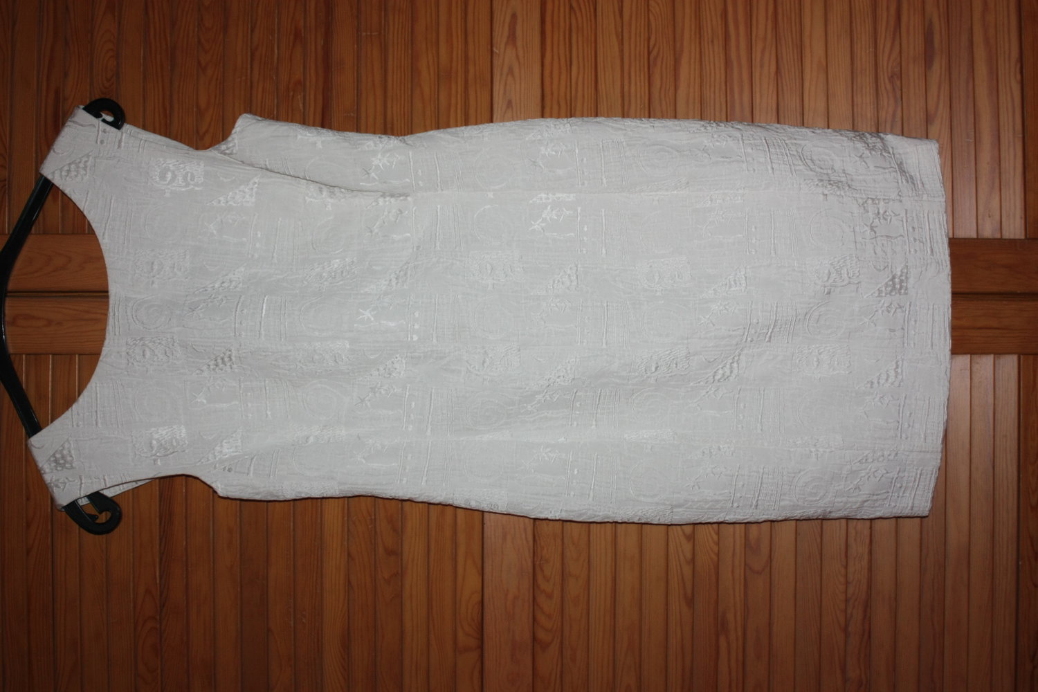 Weißes Etuikleid, Stiftkleid, Pencilkleid, Gr. 38