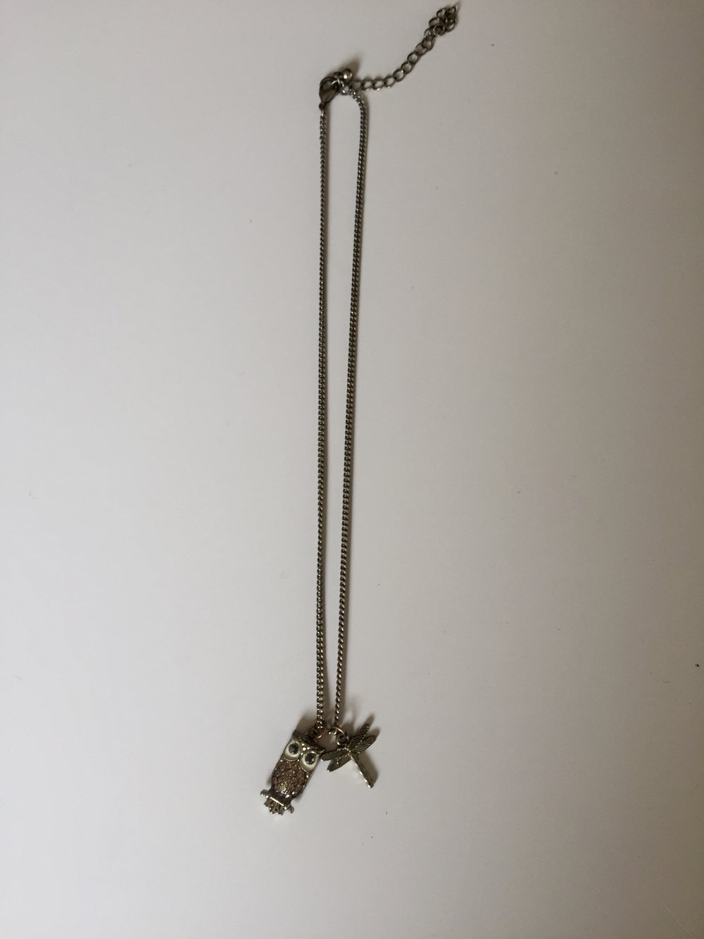 Süße Kette - Eule und Libelle