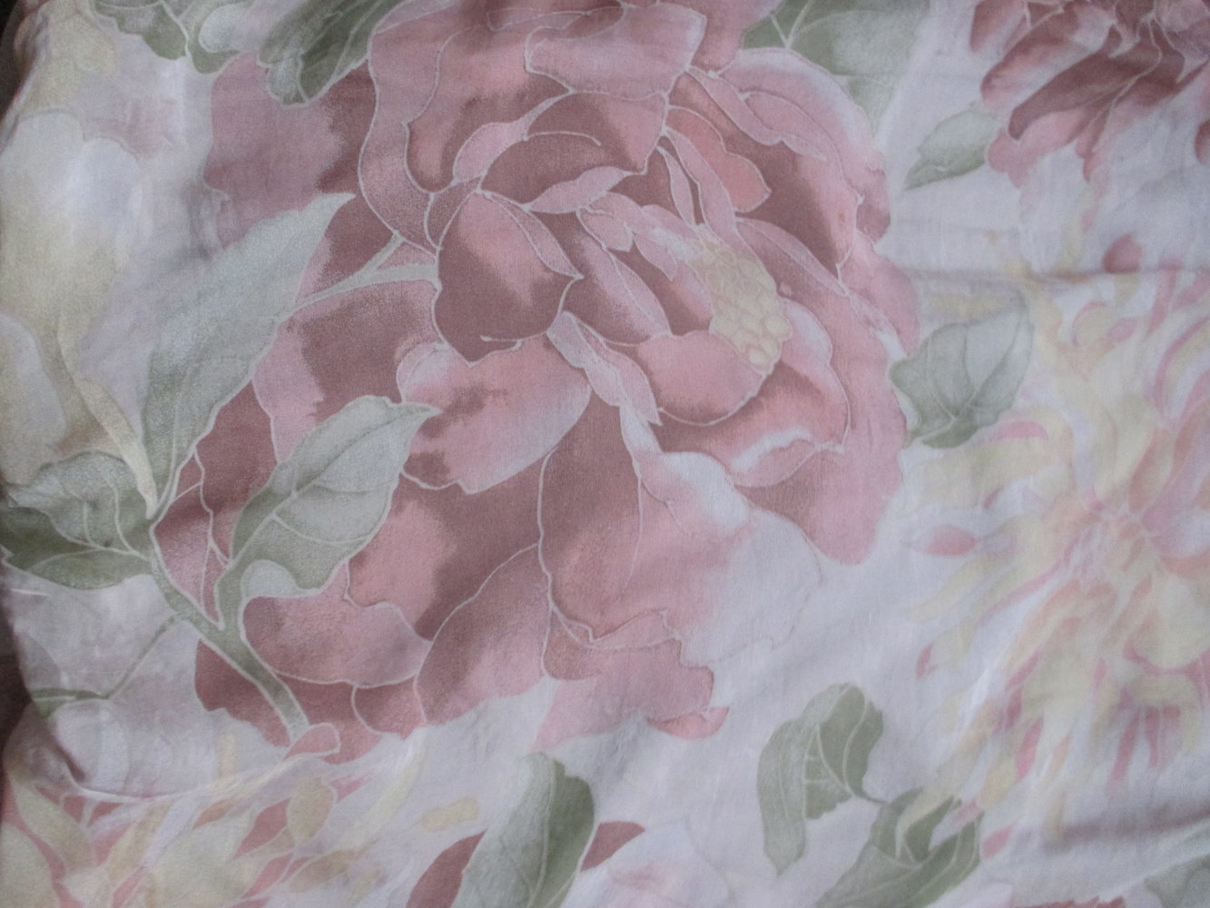 NEU mit ETIKETTEN Rosen Blüten Romantik Flower Carmen Style Seiden Chiffon Tunika Bluse 