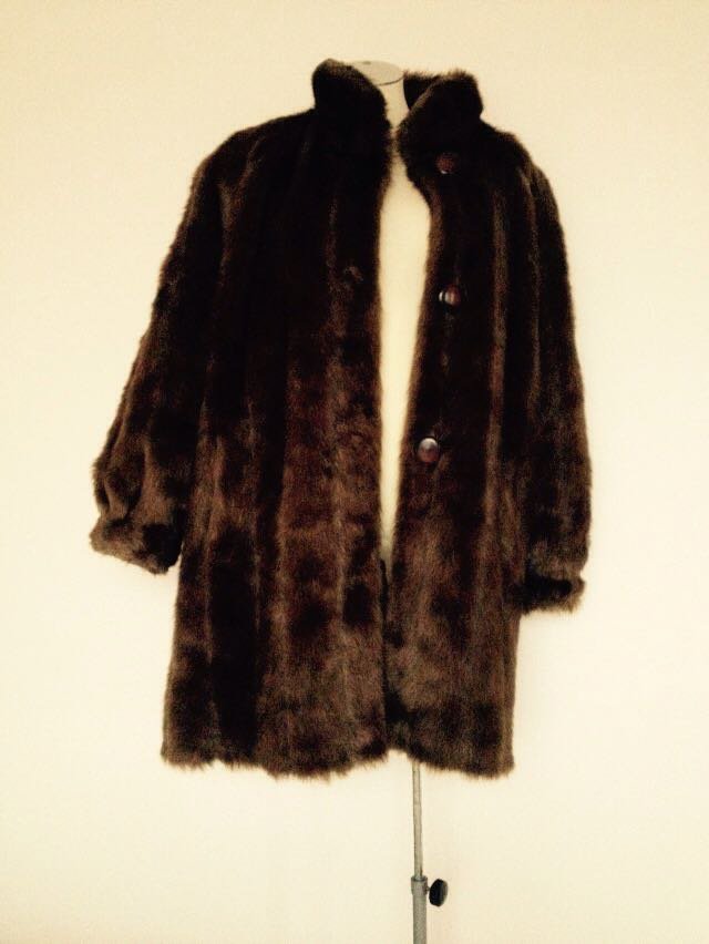 Webpelzjacke Fell Jacke Coat Swing 