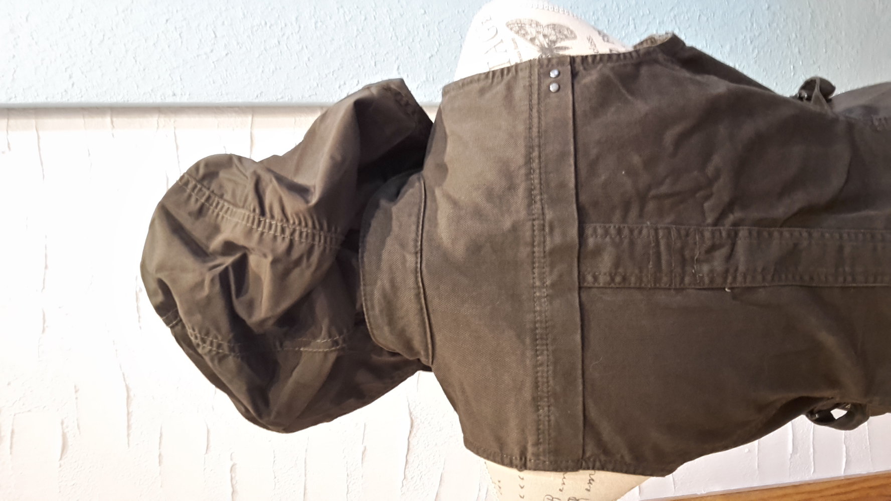 Gr. S kurze jeansjacke mit Kapuze Cecil braun jeans Weste