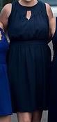 Dunkelblaues Abendkleid