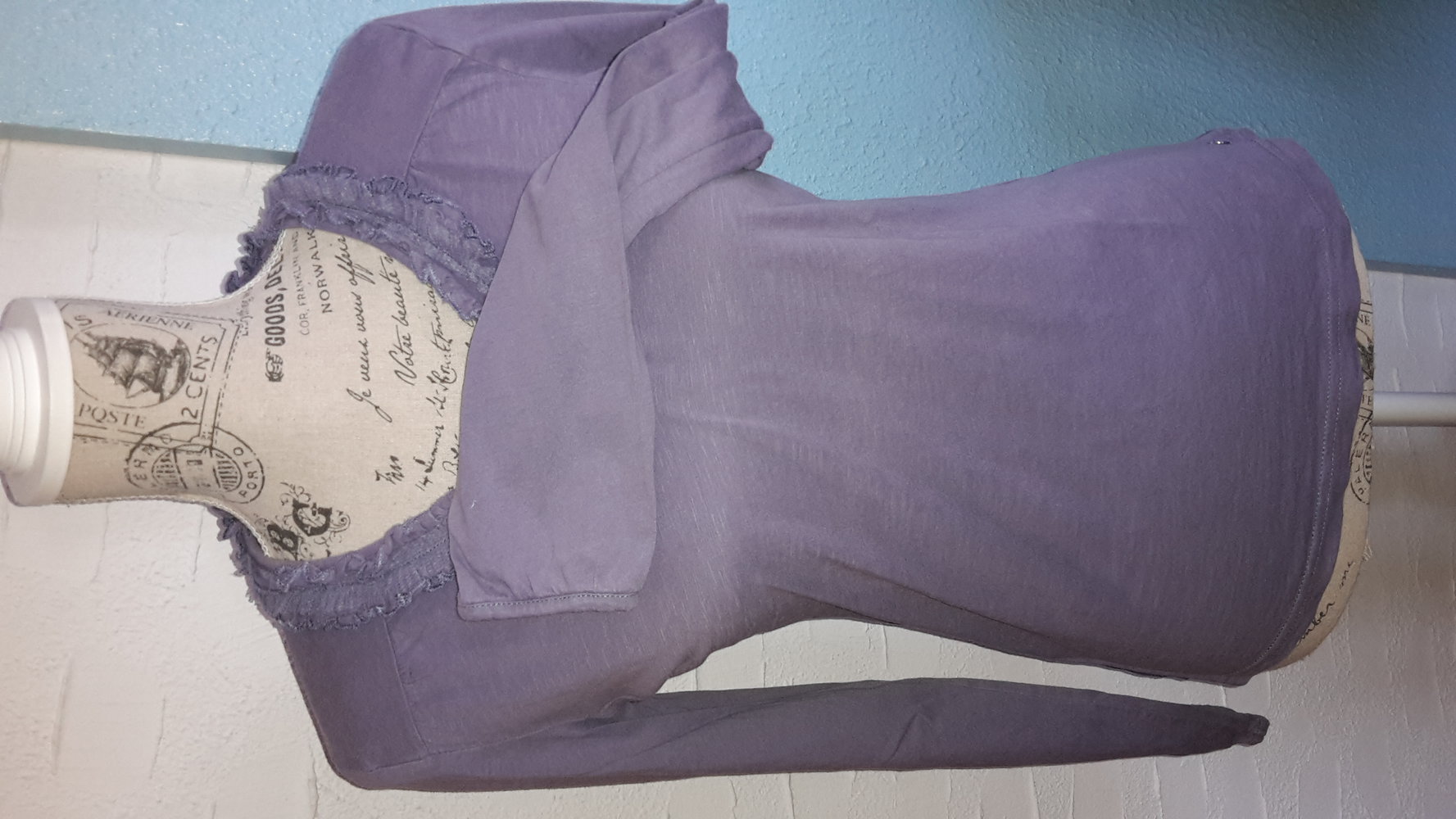 Gr38 S M Street One lila flieder violett Sweatshirt chic business