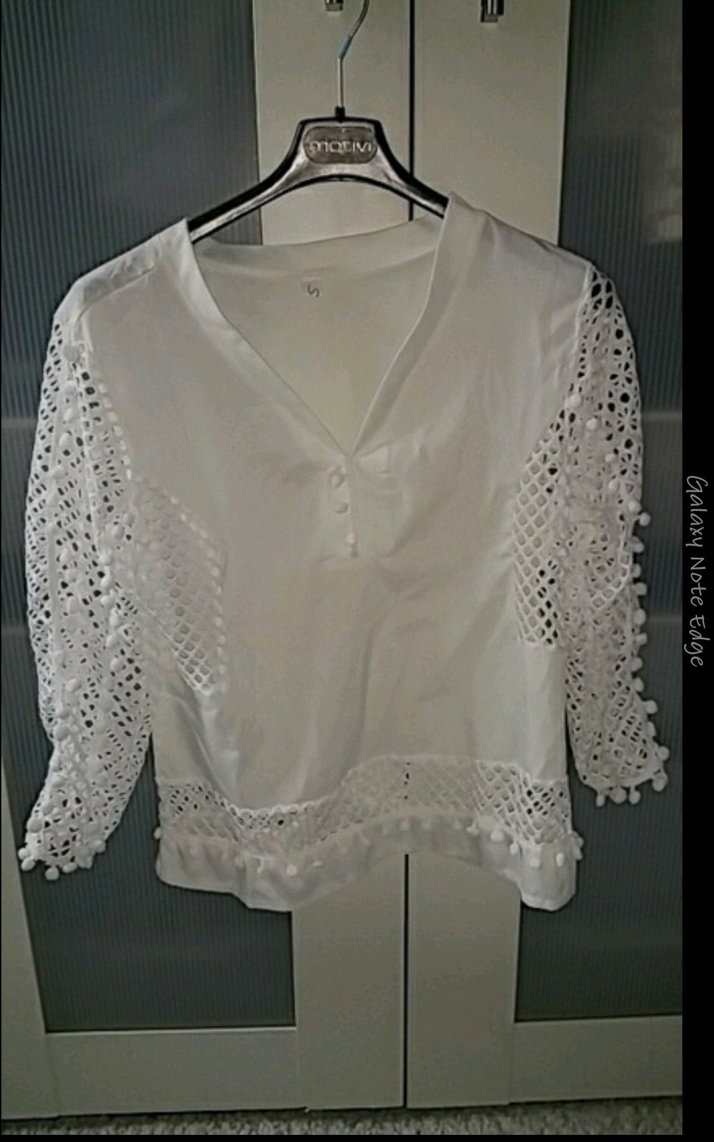 Weiße Bluse 