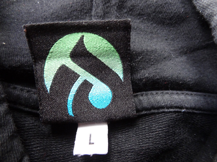 Iriedaily Hoody Gr. L M 38 40 Kapuzenpullover schwarz Skater 
