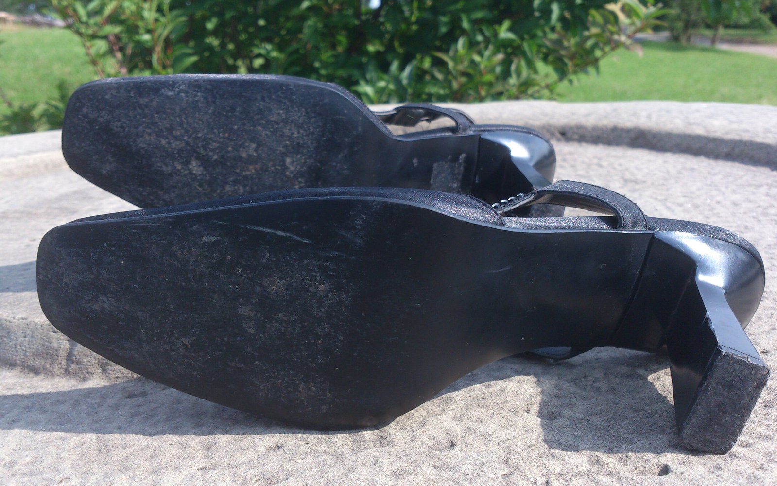 schwarze Vintage Abendschuhe, Umberto Gentile Creation, Größe 38
