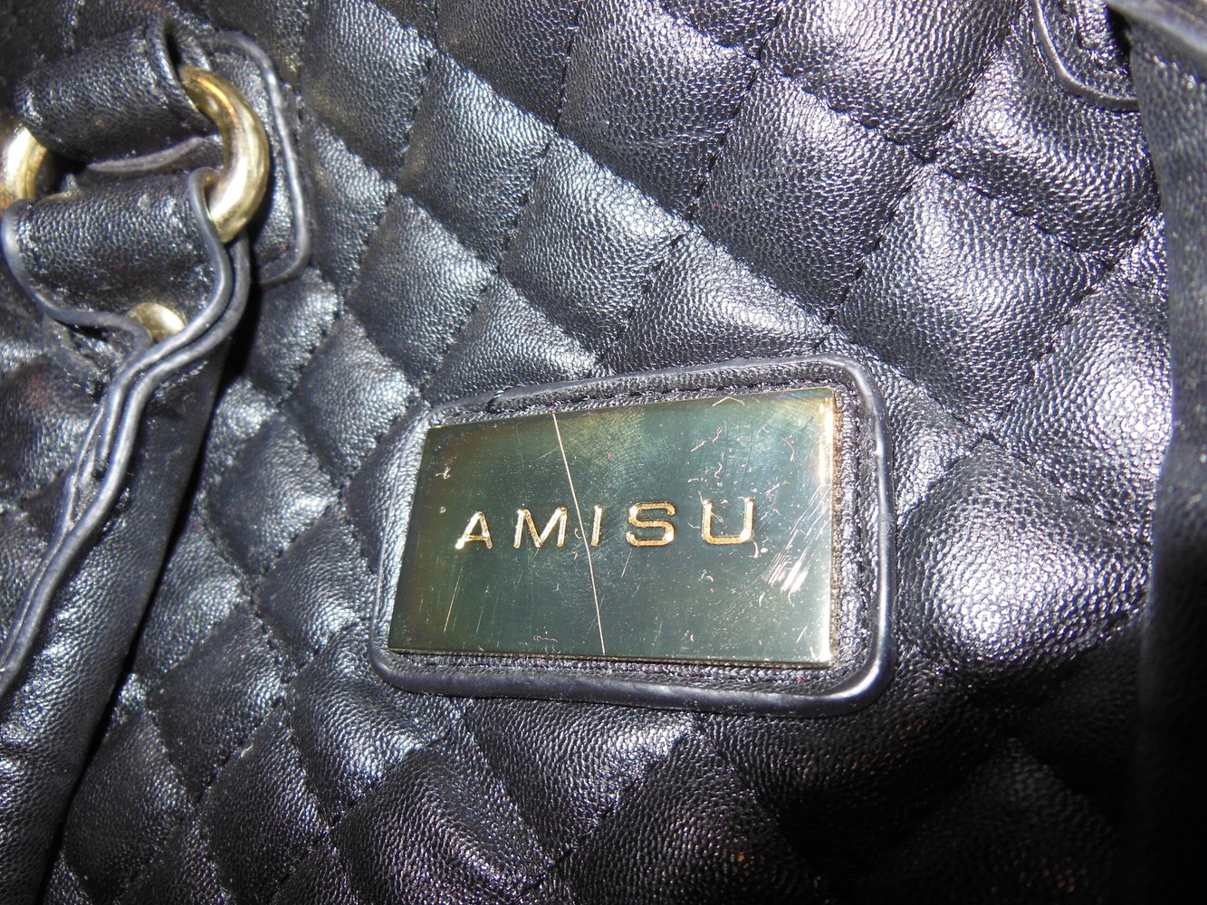 Schwarze Handtasche / Tragetasche AMISU