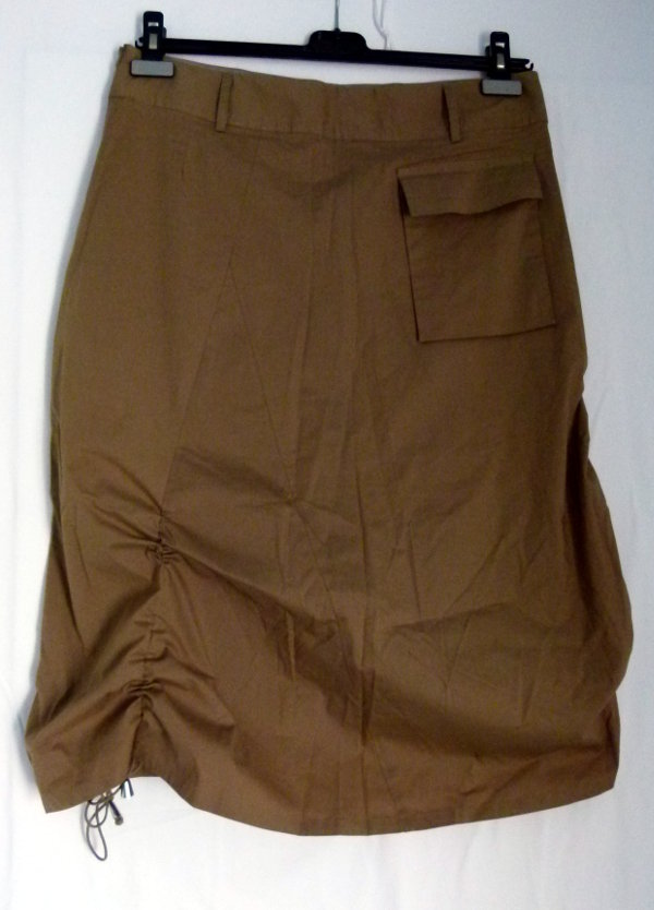 Variabler Maxi Rock, beige, Boho Mori Lagenlook Goa Festival