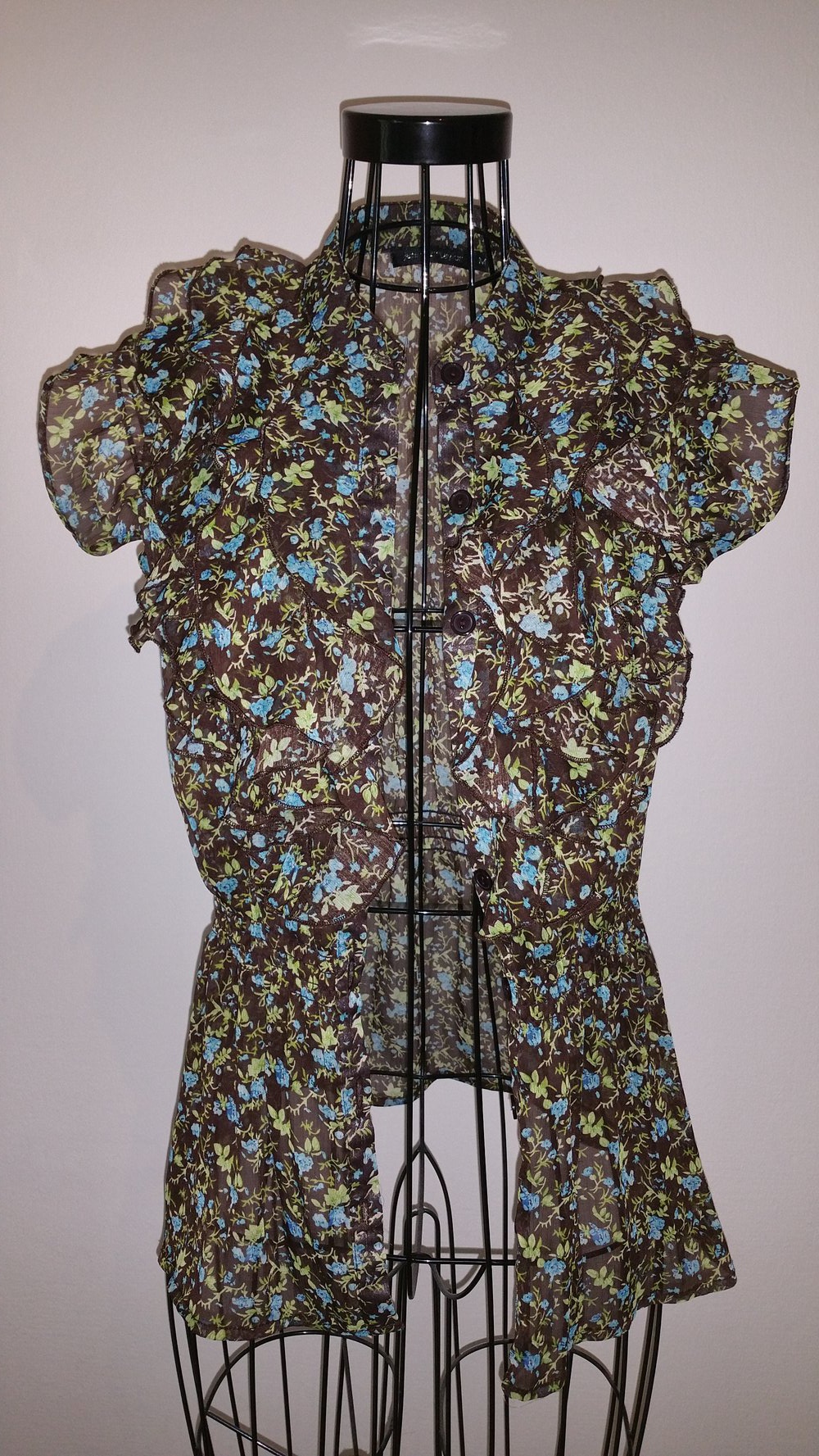 Damenblüse, geblühmt 