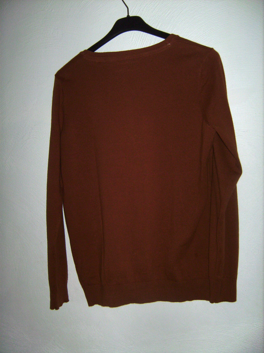 Cardigan Gr. 44, Rostbraun, Strickweste Neu und Ungetragen, Langarm, Weste, Jacke Feinstrick
