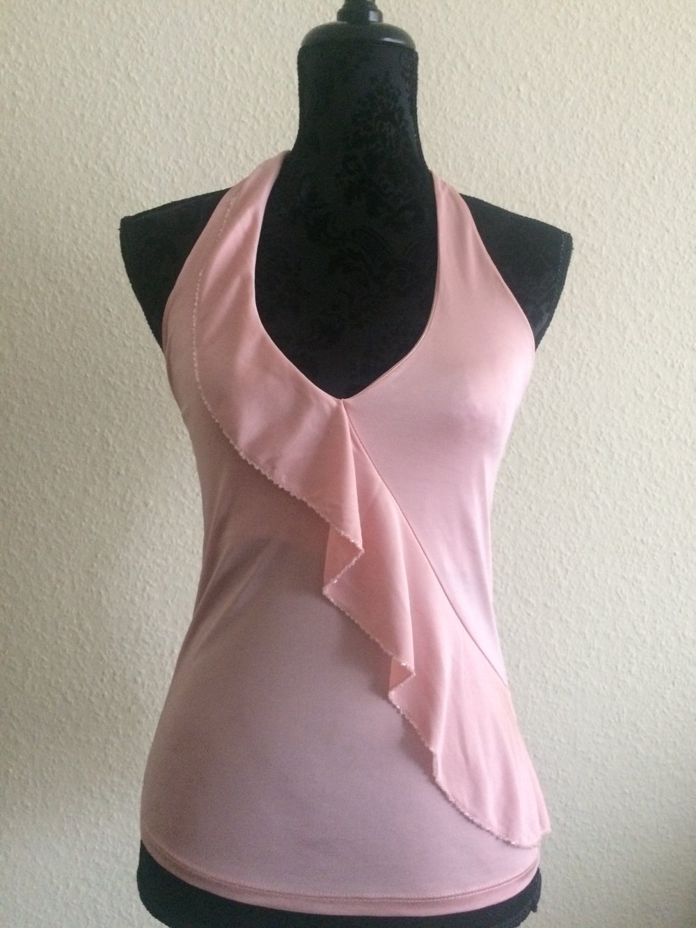 Neckholder-Top nude