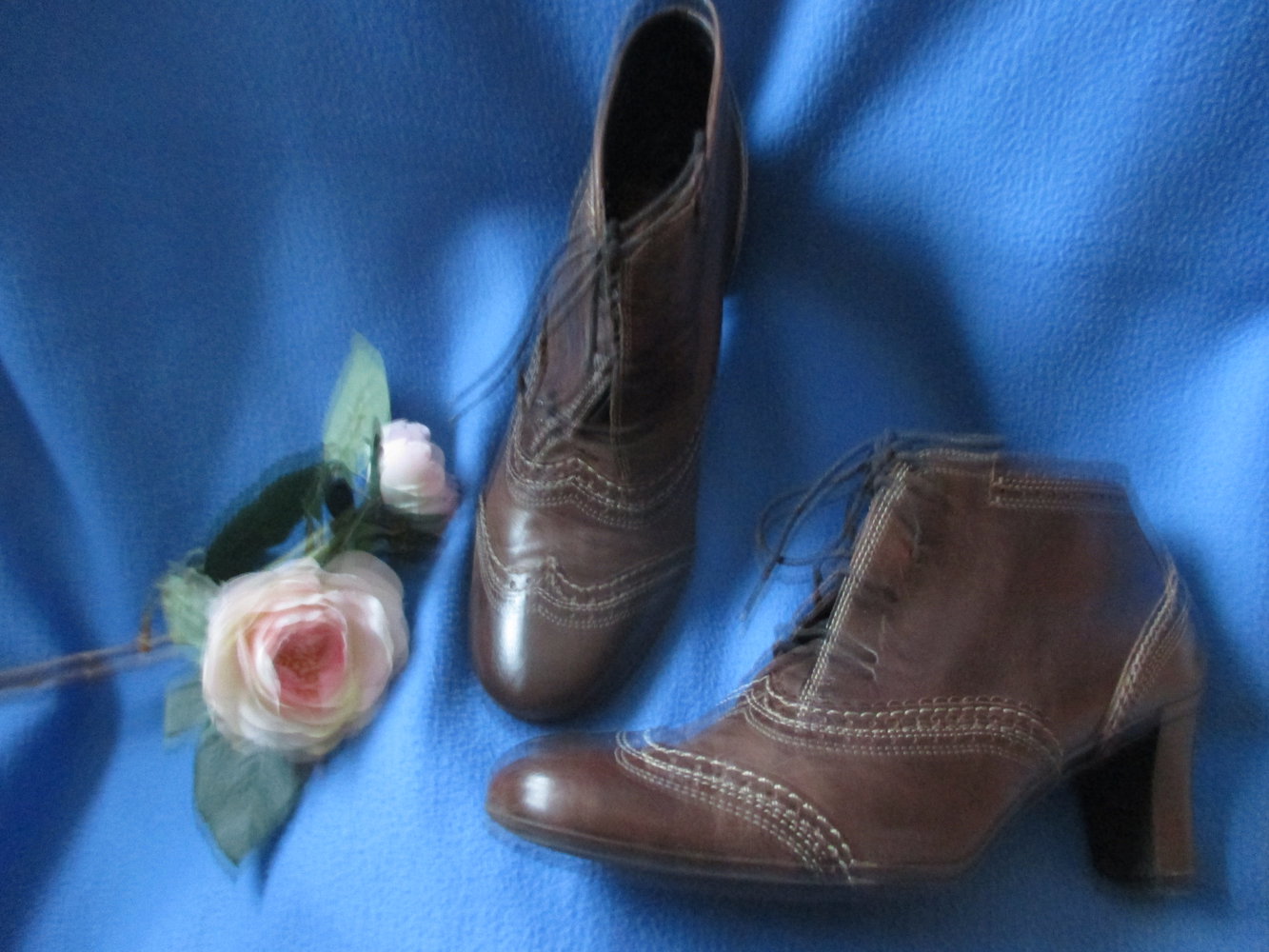 Original Granny VINTAGE * Echt Leder * Budapester * Schnür- Schuhe * Unkle Boots * Stiefeletten 