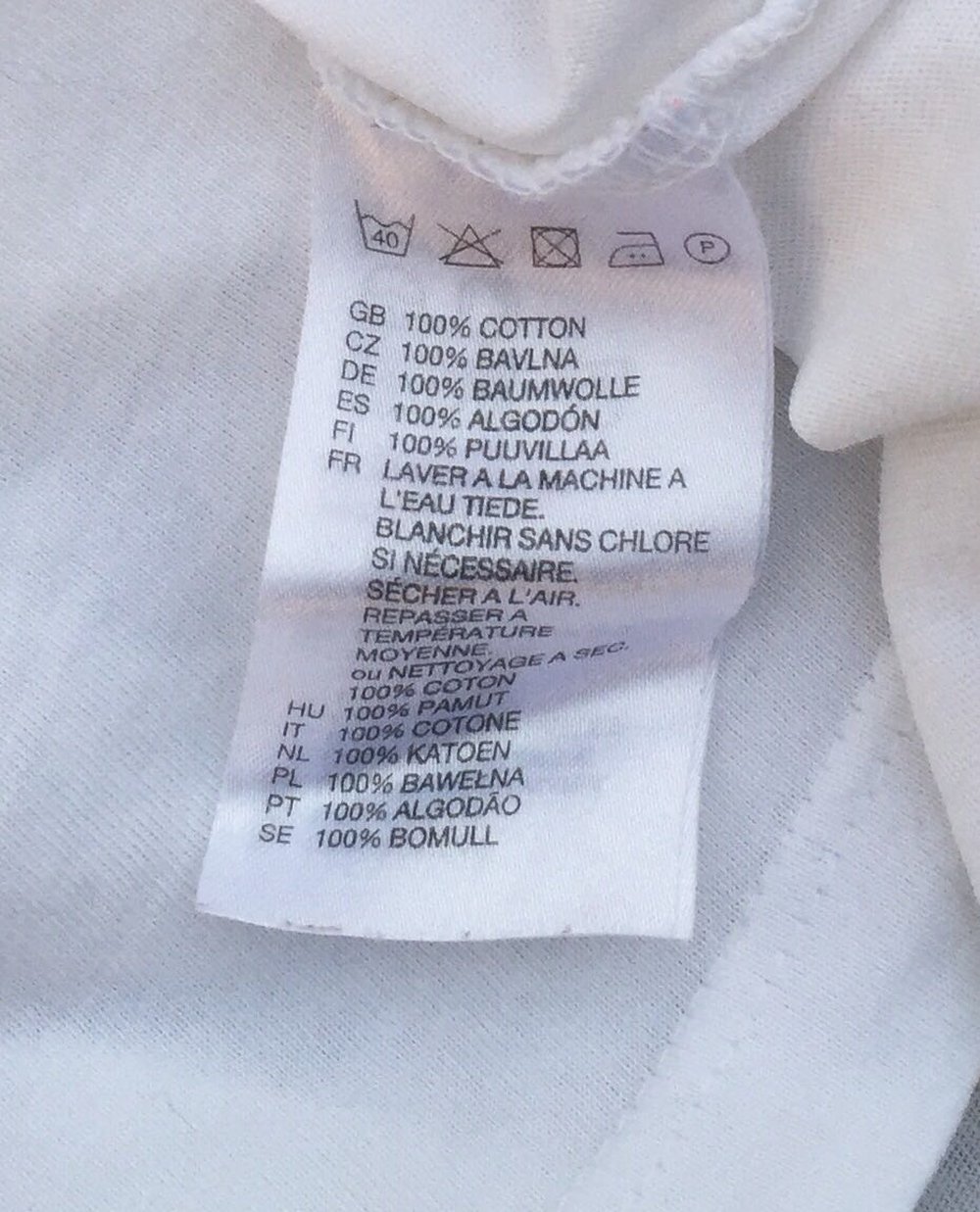 H&M Basic T-SHIRT weiß Gr. XS