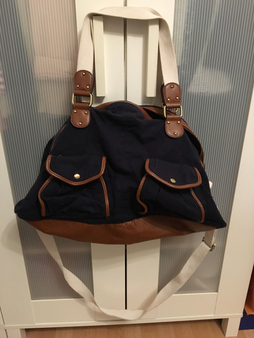 Tasche shopper blau h&m