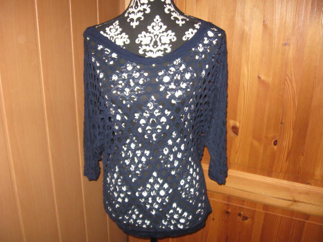 *** Neu ~ Netzshirt ~ Strick Blogger ~ Top Hingucker ***