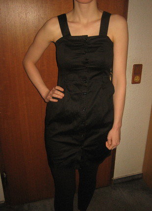 schwarzes Kleid aus Baumwolle in Gr. 36 * Mengenrabatt*
