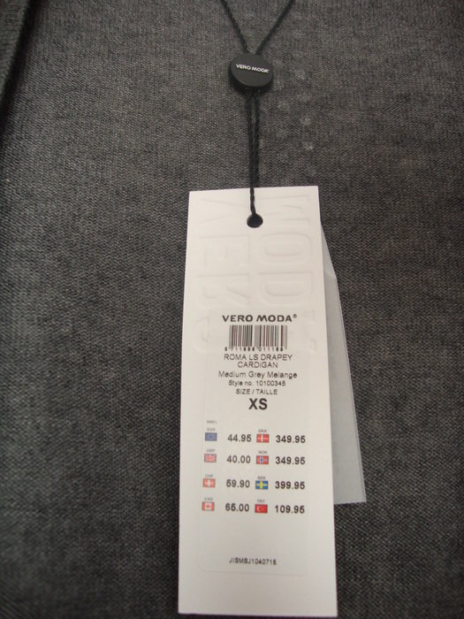 NEU! Vero Moda Wasserfall Cardigan, Strickjacke mit Strasssteinen