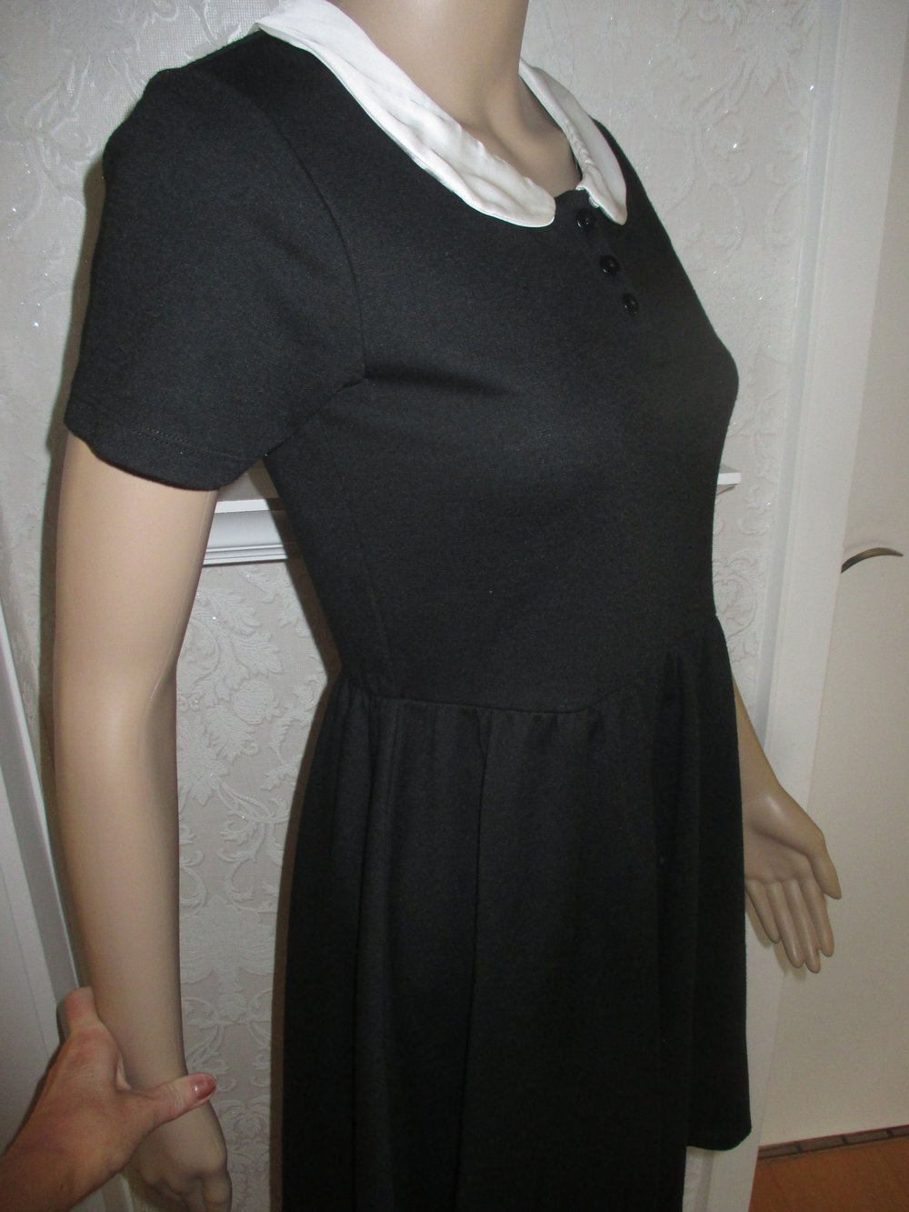 NEU * Edel * stylisch * Peter Pan * Bubi Kragen * Mini * Kleid 