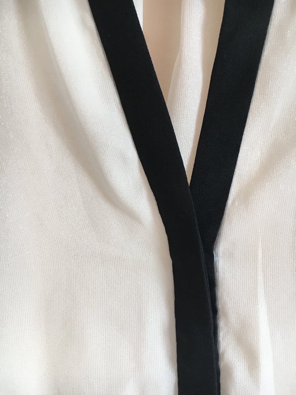Bluse weiß/schwarz