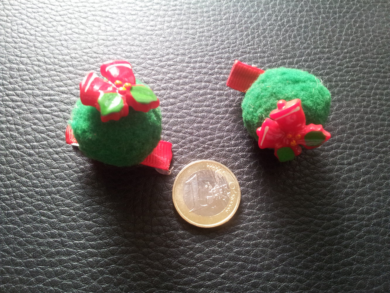 Haarschmuck  2x  Haarklemmen Haarspangen Weihnachten