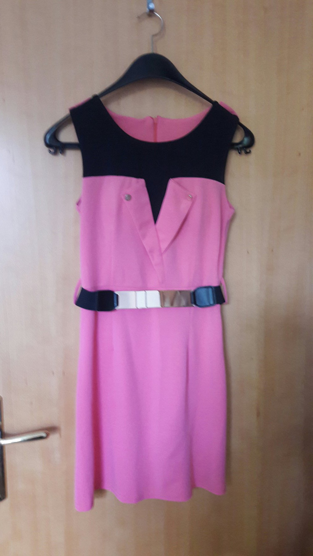schwarz-rosa Kleid Gr. S